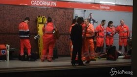 Milano, brusca frenata in metro: nove feriti lievi