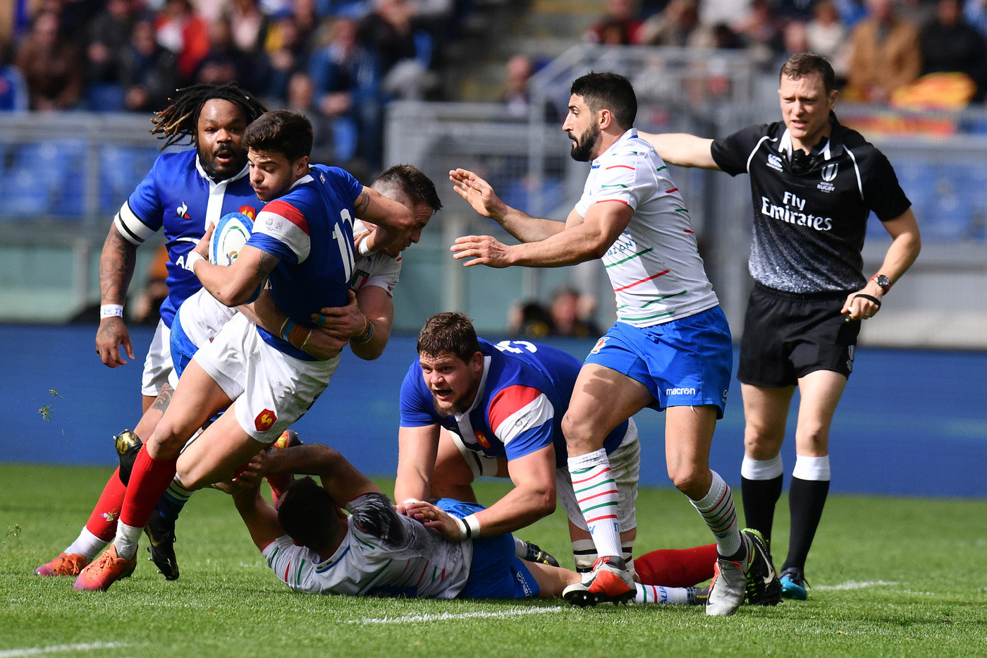 Sei Nazioni, Italia-Francia 14-25. Azzurri ultimi, 22° stop di fila