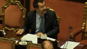 Diciotti, Salvini prende un caffè in Senato in attesa del giudizio