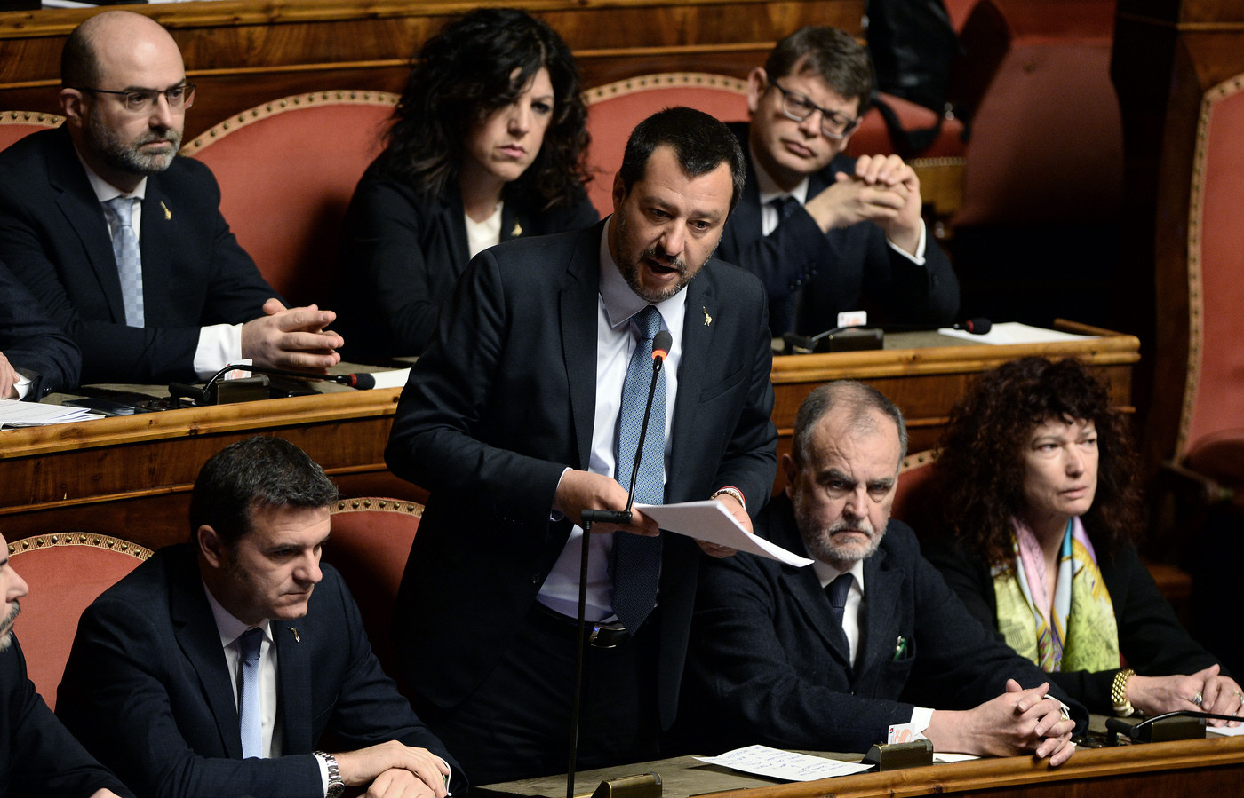 Diciotti, il Senato ha negato l’autorizzazione a procedere per Salvini con 237 no