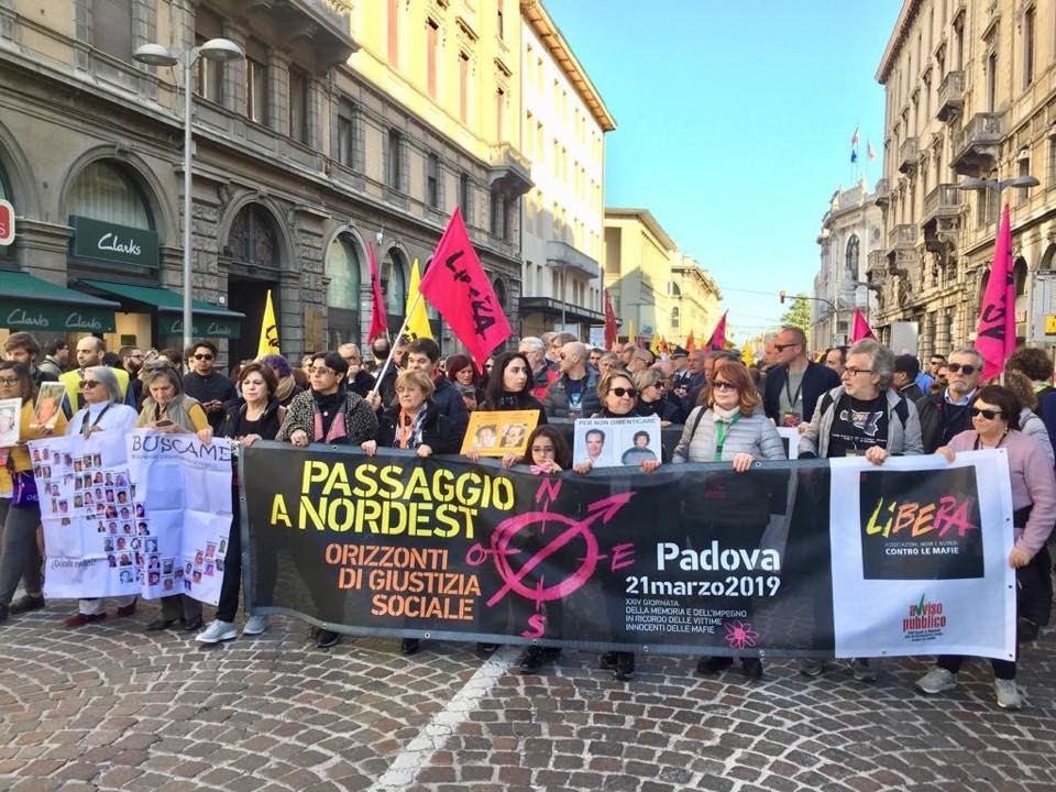 Padova scende in piazza contro le mafie: in migliaia insieme a De Raho e Don Ciotti