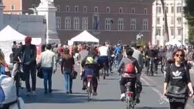 Roma, anello ciclopedonale per la domenica ecologica