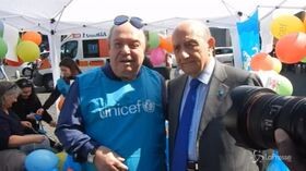 Roma, Lino Banfi testimonial Unicef per i bimbi malnutriti