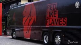Verso Juve-Milan, i rossoneri in viaggio verso Torino