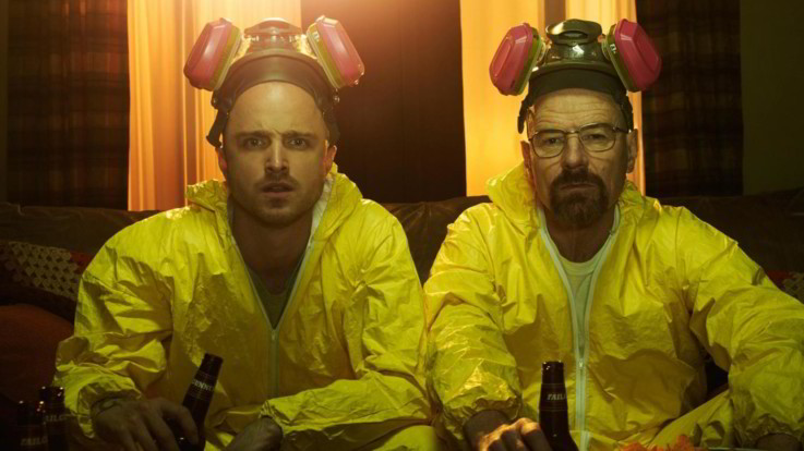 Jesse Pinkman (Aaron Paul) e Walter White (Bryan Cranston) in 'Breaking Bad'