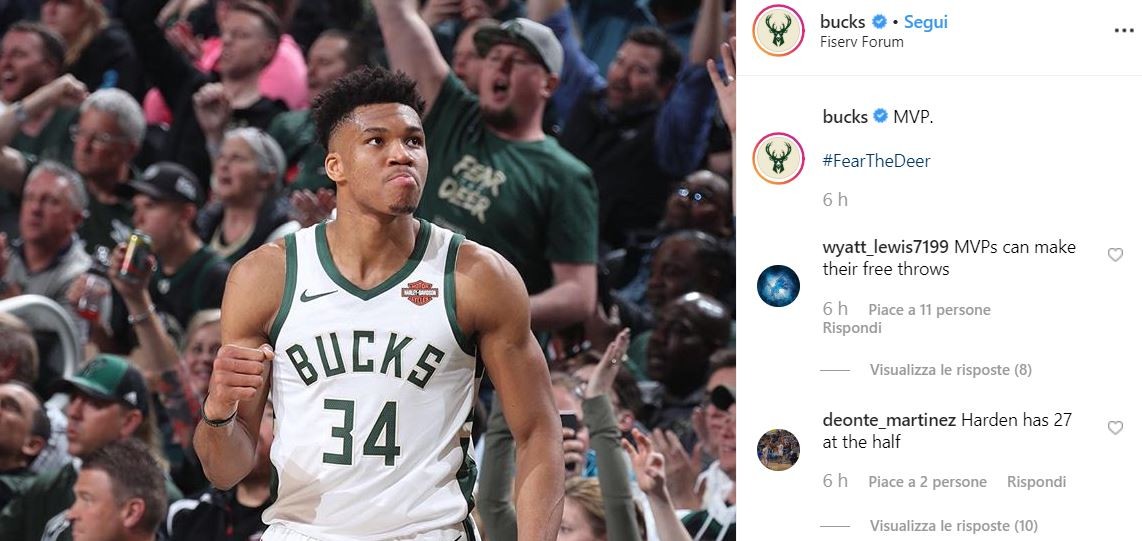 Playoff Nba: Milwaukee, Boston e Houston si portano sul 2-0