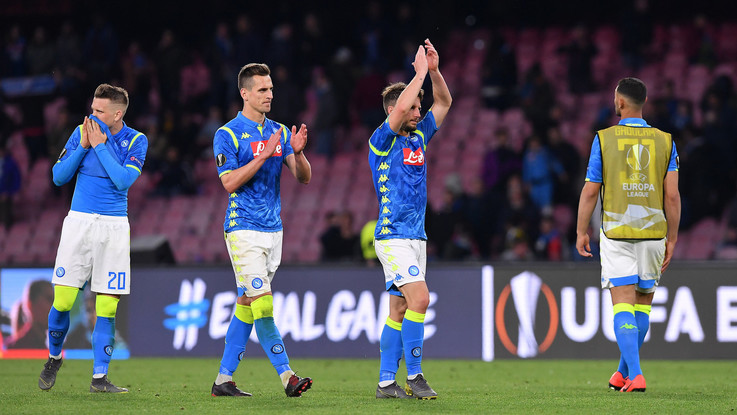 Europa League, fuori anche il Napoli: Lacazette gol, Arsenal passa al S. Paolo