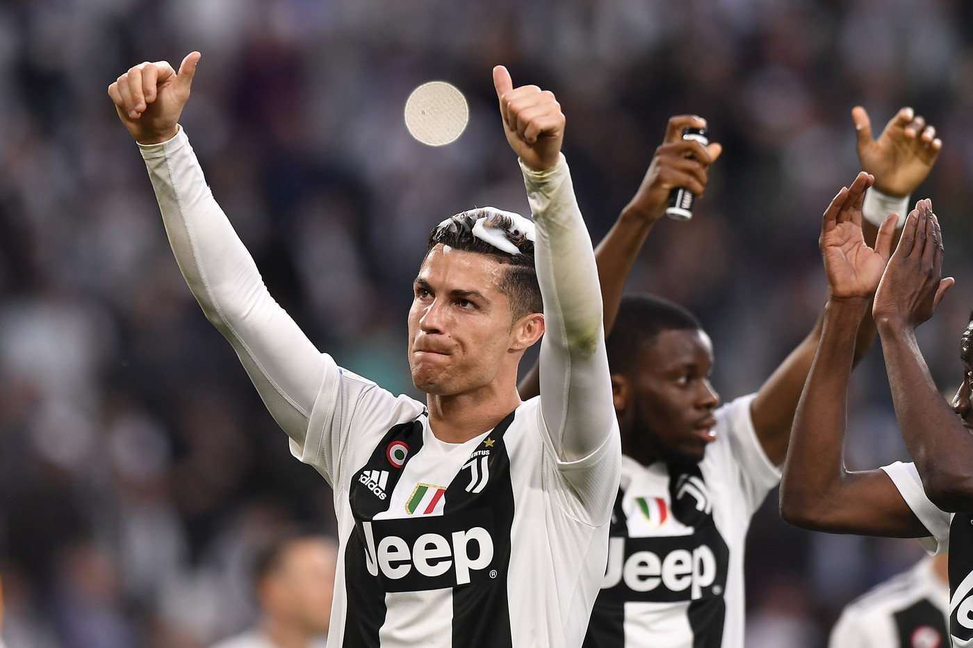 Juventus: “Ronaldo “Resto qui al 1000%, sono felice per lo scudetto”