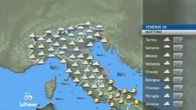 Il meteo 26 aprile