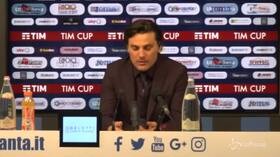 Fiorentina, Montella: “Rigore ha minato qualche sicurezza, ora concentrasi sul campionato”