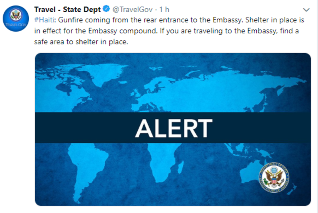 Haiti, spari all’ambasciata Usa: “Mettetevi al riparo”