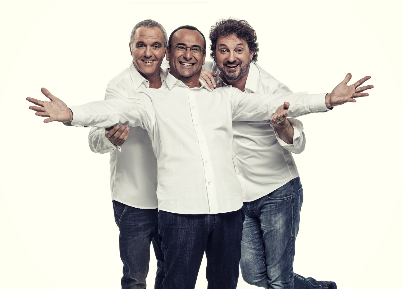 Teatro, da novembre lo show di Panariello, Conti e Pieraccioni in tournée