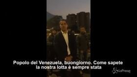 Venezuela, il messaggio di Guaidó: “L’esercito ha risposto alla nostra chiamata”