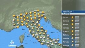 Il meteo del 1 maggio