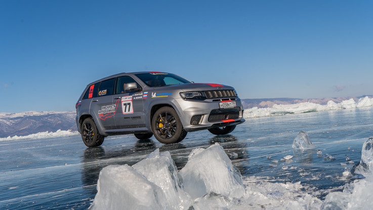 Jeep conquista il record di velocità sul ghiaccio