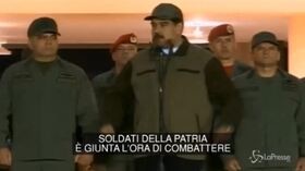 Venezuela, Maduro ai soldati: “È ora di combattere”