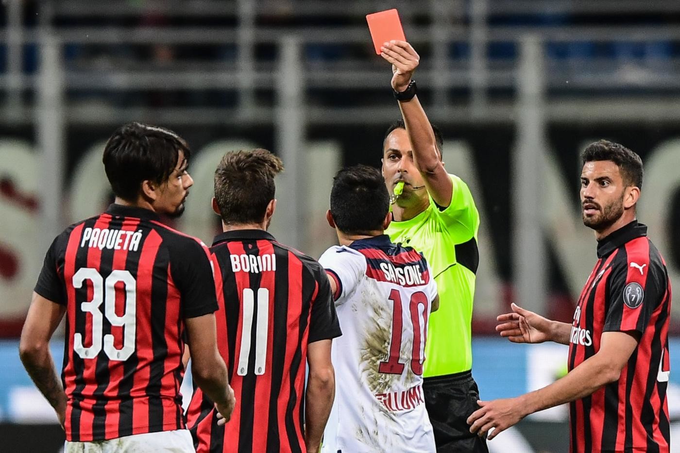 Milan, a Paquetà tre giornate di squalifica