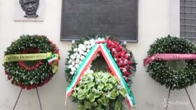 Aldo Moro, Mattarella depone una corona di fiori in via Caetani