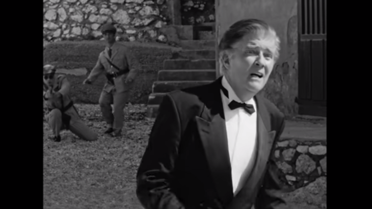 Un frame delle clip pubblicate dall'artista