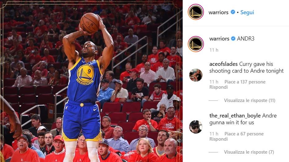 Basket, Nba: Houston cede in gara-6, Golden State in finale Ovest