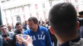 Milano, Salvini dagli alpini: “Reintrodurre servizio civile o militare”