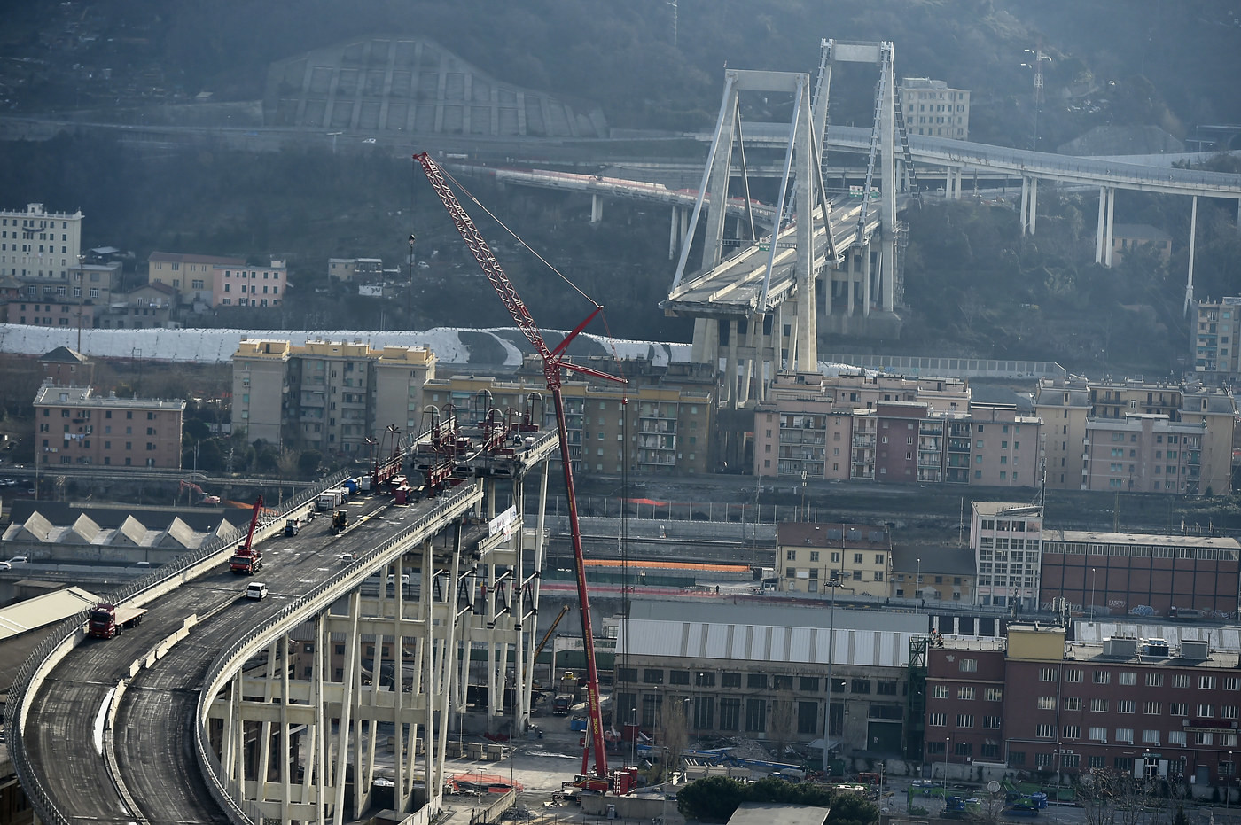 Genova, antimafia ferma un’impresa che lavora alla ricostruzione del Ponte Morandi