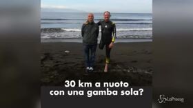L’impresa dell’atleta disabile Salvatore Cimmino: 30 km a nuoto contro le barriere architettoniche