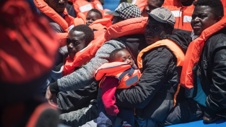 Foto postata su Twitter dalla Sea Watch