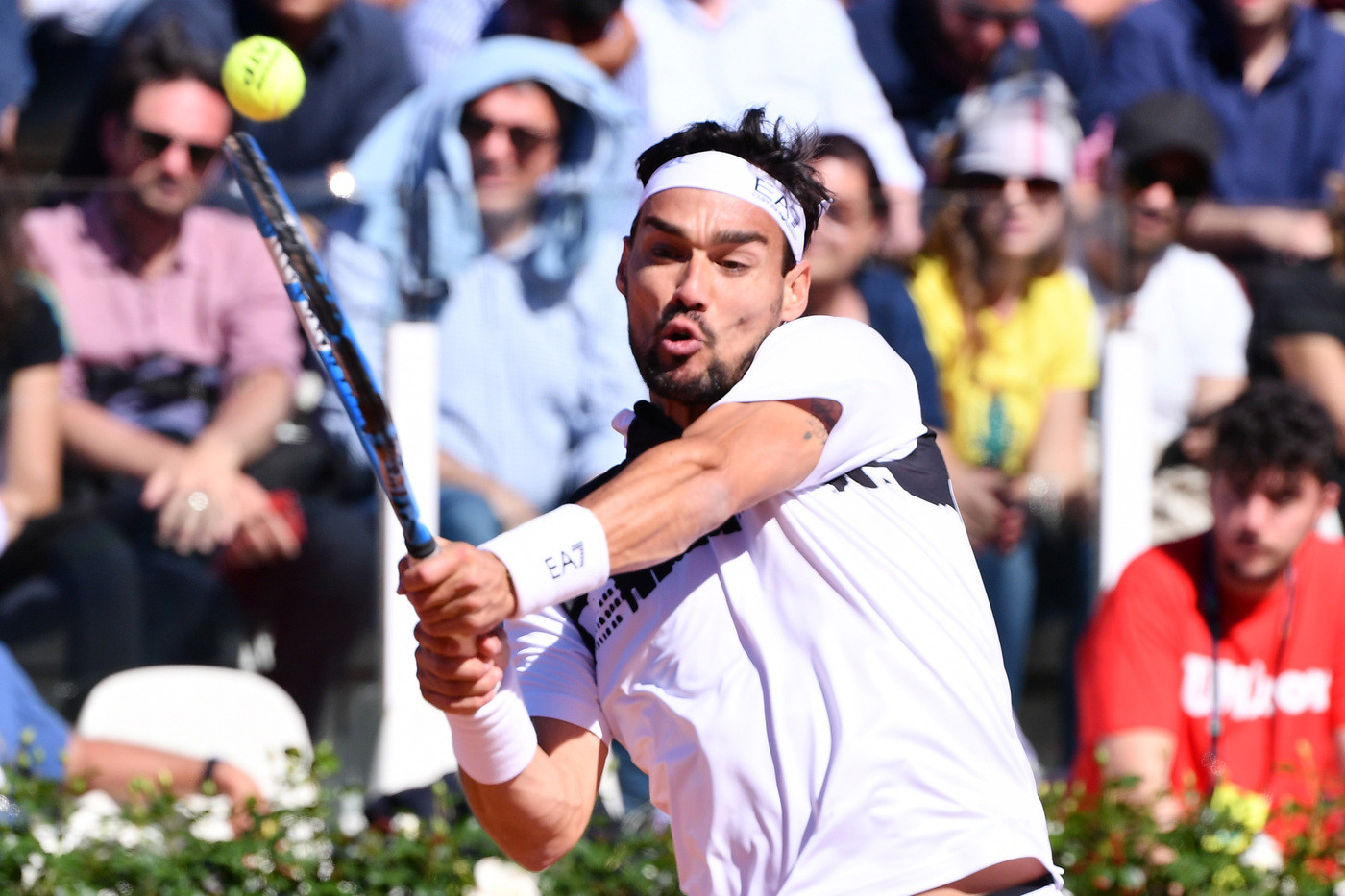 Tennis, a Roma solo Fognini va. Stop per Berrettini, Cecchinato e Sinner
