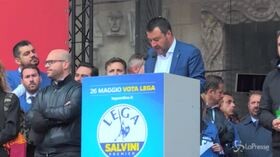 Manifestazione sovranisti, Salvini: “Affido l’Europa ai santi, l’Italia al cuore immacolato di Maria”