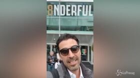 Juve, anche Buffon allo Stadium per salutare Barzagli