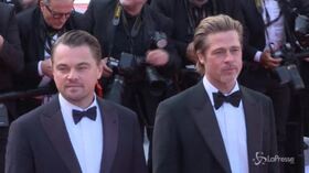 Cannes, Croisette in delirio per Pitt e e DiCaprio
