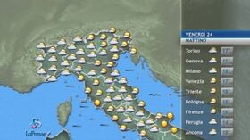 Meteo, le previsioni del 24 maggio