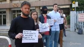 Reddito cittadinanza, Gioventù nazionale protesta davanti alla sede Inps di Roma