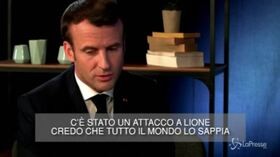 Esplosione a Lione, Macron: “Il mio pensiero ai feriti e alle loro famiglie”