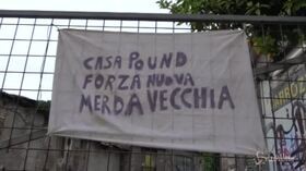 Roma, presidio antifascista a San Lorenzo