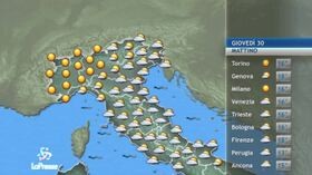 Meteo, le previsioni del 30 maggio