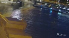 Budapest, il momento dello schianto del battello