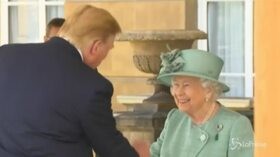 Trump a Buckingham Palace dalla Regina