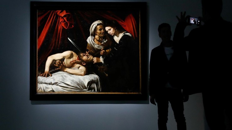 Caravaggio, Giuditta decapita Oloferne"