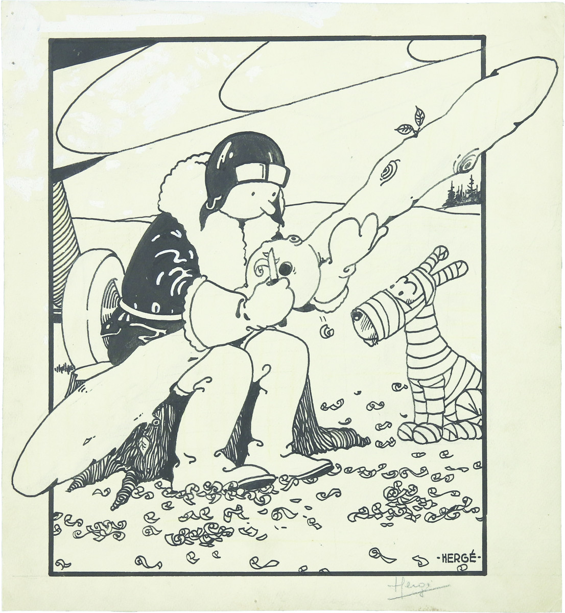 La prima copertina di Tintin venduta all’asta per 1,1 milioni dollari