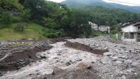 Frane e allagamenti nel Lecchese: in ginocchio Primaluna