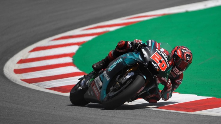 Gp Catalogna, pole position a Quartararo, Rossi quinto