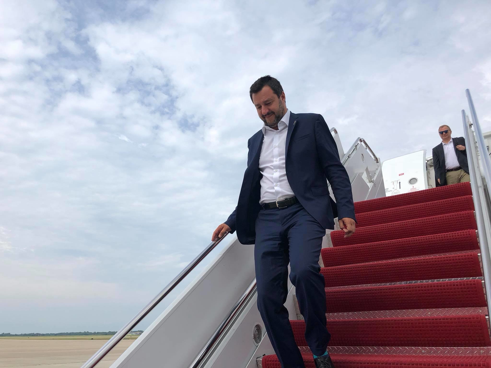 Salvini a Washington: “L’Italia non si accontenta più delle briciole a Bruxelles”. E sulla flat tax: “Si deve fare, non è una scelta”