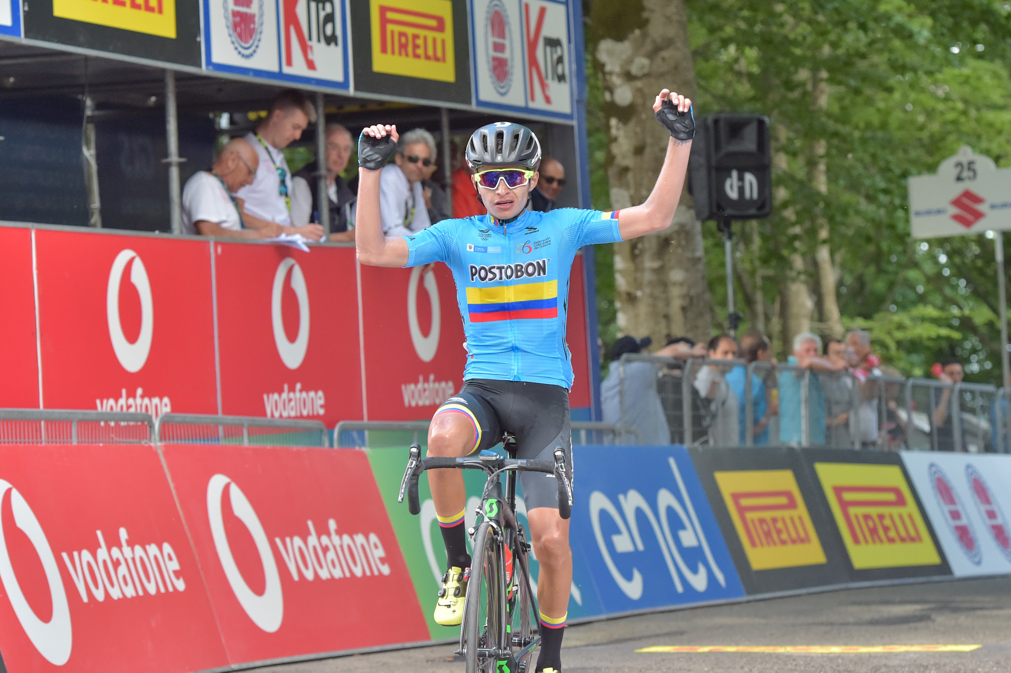 Giro d’Italia Under 23: Ardila svetta sull’Amiata e si veste di rosa