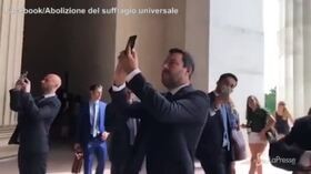 La gaffe di Salvini in viaggio negli Usa: scambia Washington con Philadelphia