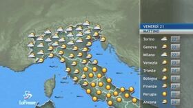 Meteo, le previsioni di venerdì 21 giugno