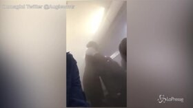 In aereo come in Pianura Padana: la nebbia sul volo American Airlines