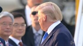 Incontro Trump-Moon, l’arrivo del presidente Usa in Corea del Sud