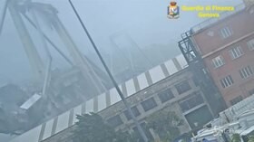 Ponte Morandi: il video del crollo mai diffuso